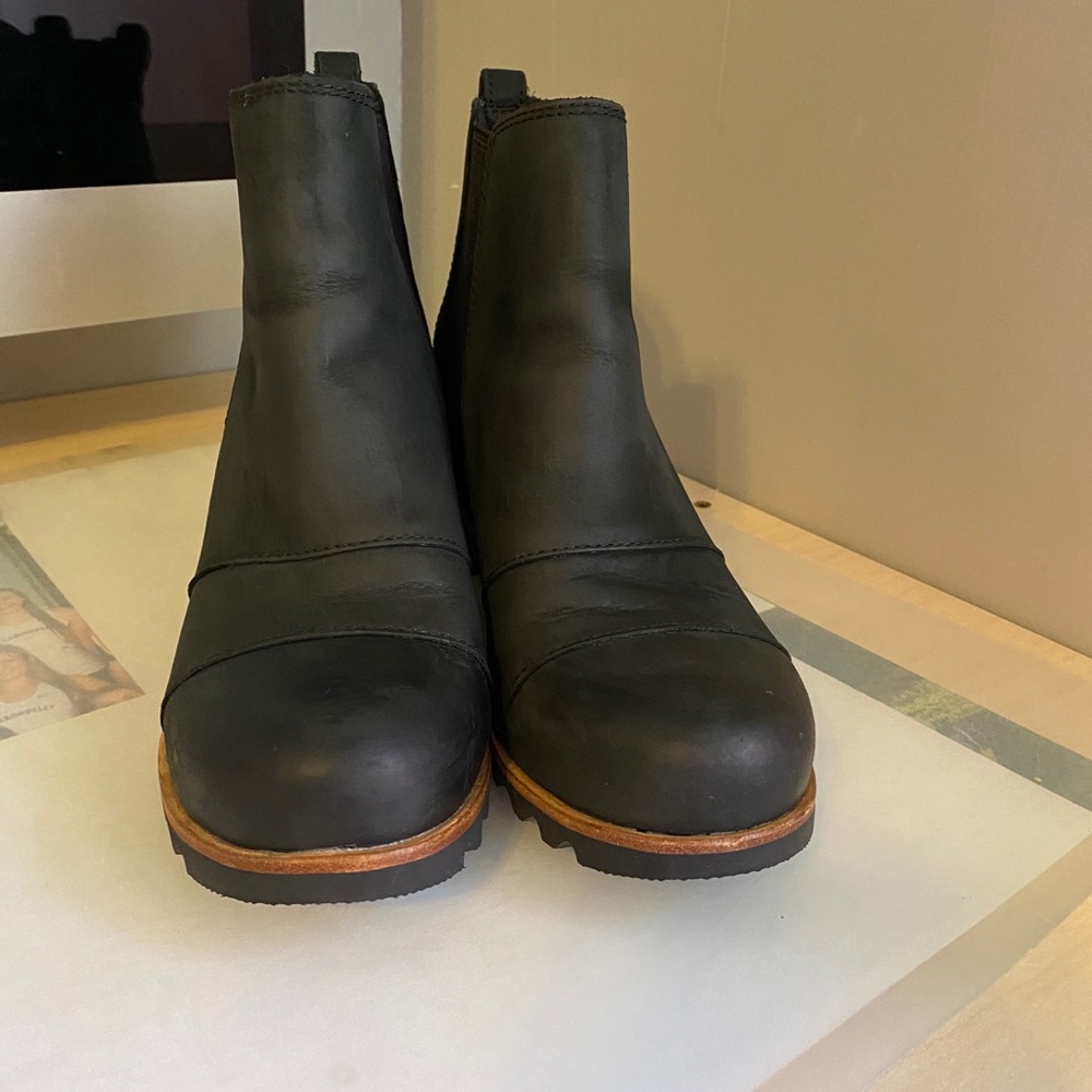 Sorel Lea Wedge Bootie In Black - image 2